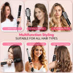 NICEBAY Hair Dryer Brush, Hot Air Brush with 110000RPM Brushless Motor, Blow Dryer 1300W, Plastic