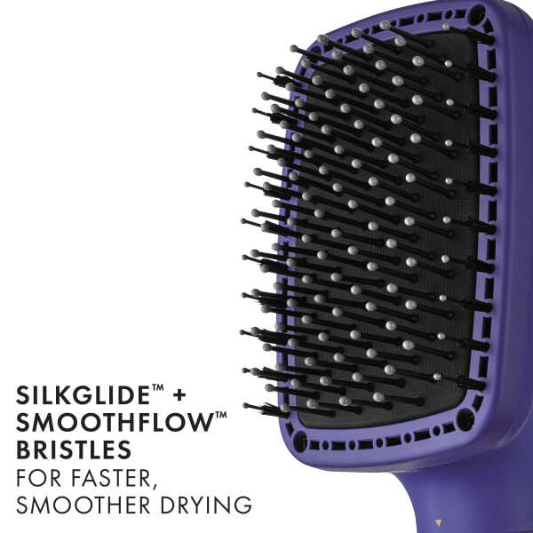 Hot Tools Pro Signature One-Step Paddle Hair Dryer and Styler, Purple