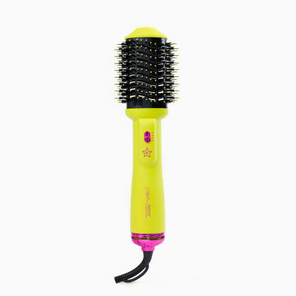 3in1 Blowout Brush Styling Tool - Round Volumizing Blowout Brush, 3 Temp Settings, Professional Salon Quality Tool Hot Brush,