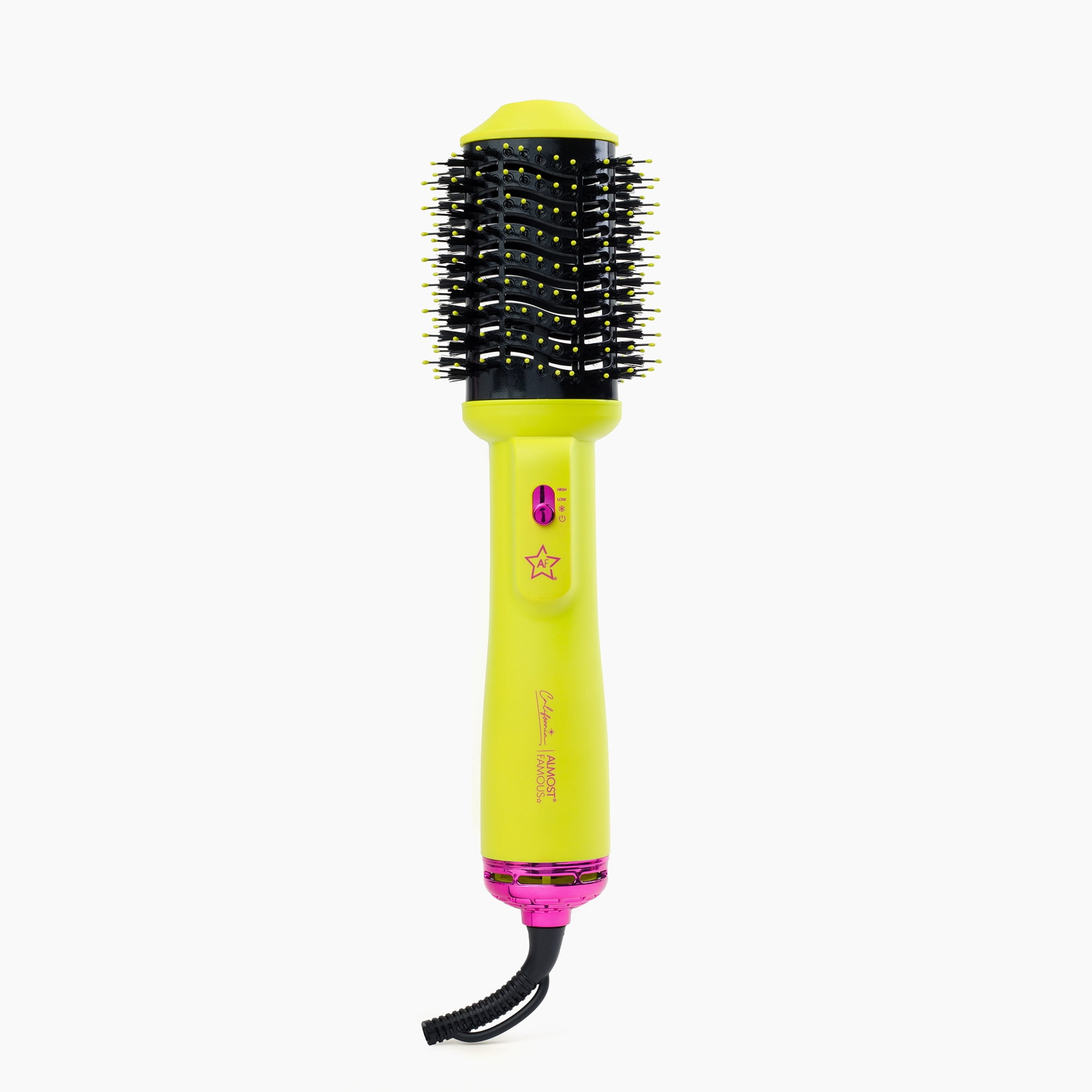 3in1 Blowout Brush Styling Tool - Round Volumizing Blowout Brush, 3 Temp Settings, Professional Salon Quality Tool Hot Brush,