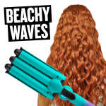 Bed Head Wave Affair Jumbo 3 Barrel Ceramic Hair Waver, Ambre