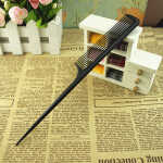 MANNYA Professional Fine-tooth Metal Pin Hairdressing Portable Hair Styling Rat Tail Comb