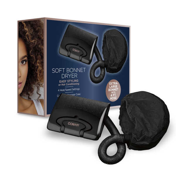 Conair Black Soft Bonnet Hair Dryer
