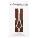 Cremo Men's Beard Shears, Perfect for Mustache & Beard Trimming, Brown, All Hair Types, 1 Ct