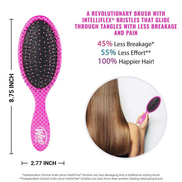 Wet Brush Hello Kitty Womens Girls Hair Detangler Brush Set And Scrunchies