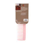 Goody Tru X Let It Happen Collab Wide-Tooth Comb With Handle for Ouchless&reg Detangling Pink, 1CT