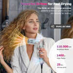 RACCOMB 5-in-1 Hair Styler, Air Styling & Drying System, Powerful Hair Dryer Brush & Multi-Styler with Auto-Wrap Curlers, Oval