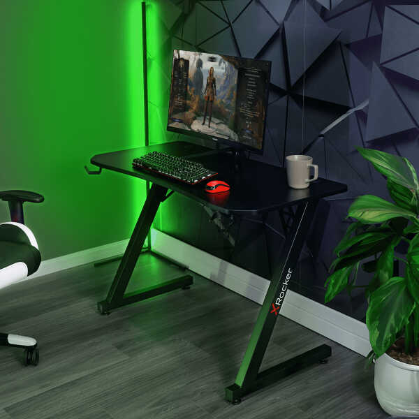 X Rocker Raven Gaming Desk