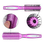 Abaima 7 Pcs Hair Brush and Comb Set Round Brush Paddle Brush Detangle Hair Brush and Combs Wet Dry Brush for Women Men Hair