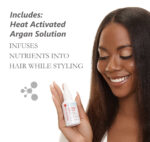 Kim Kimble 1&rdquo Conditioning Vapor Infused Flat Iron &ndash Special Ceramic Dual Heat Setting, Strengthens & Adds Volume to
