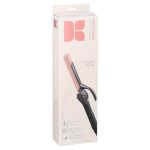 Kim Kimble Celebrity Series 1" Ceramic Tourmaline Digital Spring Hair Curling Iron with Heat Resistant Protective Glove, Black &