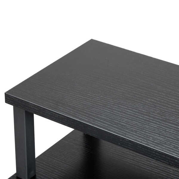 Ktaxon Gaming Desk with 2 Power Outlets&USB, Computer Desk with 15 Adjustable Light, Study Writing Table with Large Desktop, for