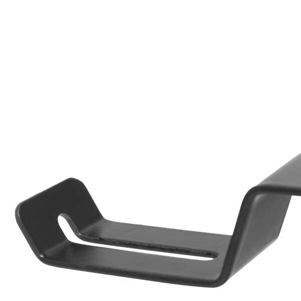 Studio Designs Saga Black Metal Gaming Desk with Cup Holder