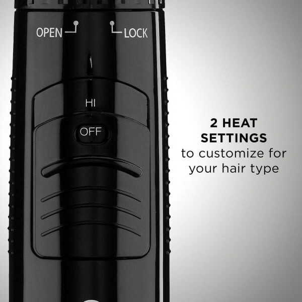 Conair 2-in-1 Hot Air Curling Combo, Includes 1.5-inch Curl Brush and 1.0-inch Aluminum Bristle Brush CD160NN