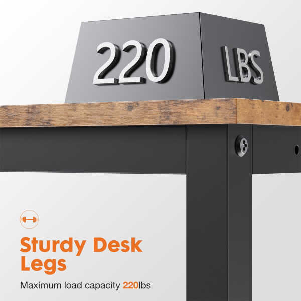 CONCETTA 49 Inch Modern L Shaped Computer Desk with Lower Storage Shelf & Side Bag, Two-Way Convertible Corner Gaming Table for