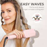 TYMO ROVY Curling Iron & Hair Crimper with 3 Barrels, Ionic Deep Waver Hair Styling Tool, Dual Voltage, Easy to Use,1.25 Inch,