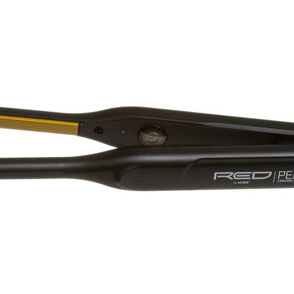 RED By KISS 0.3 Inch Pencil Flat Iron with Ceramic Tourmaline, Hair Straightener for Thin and Short Hair Edge Styling, Even Heat
