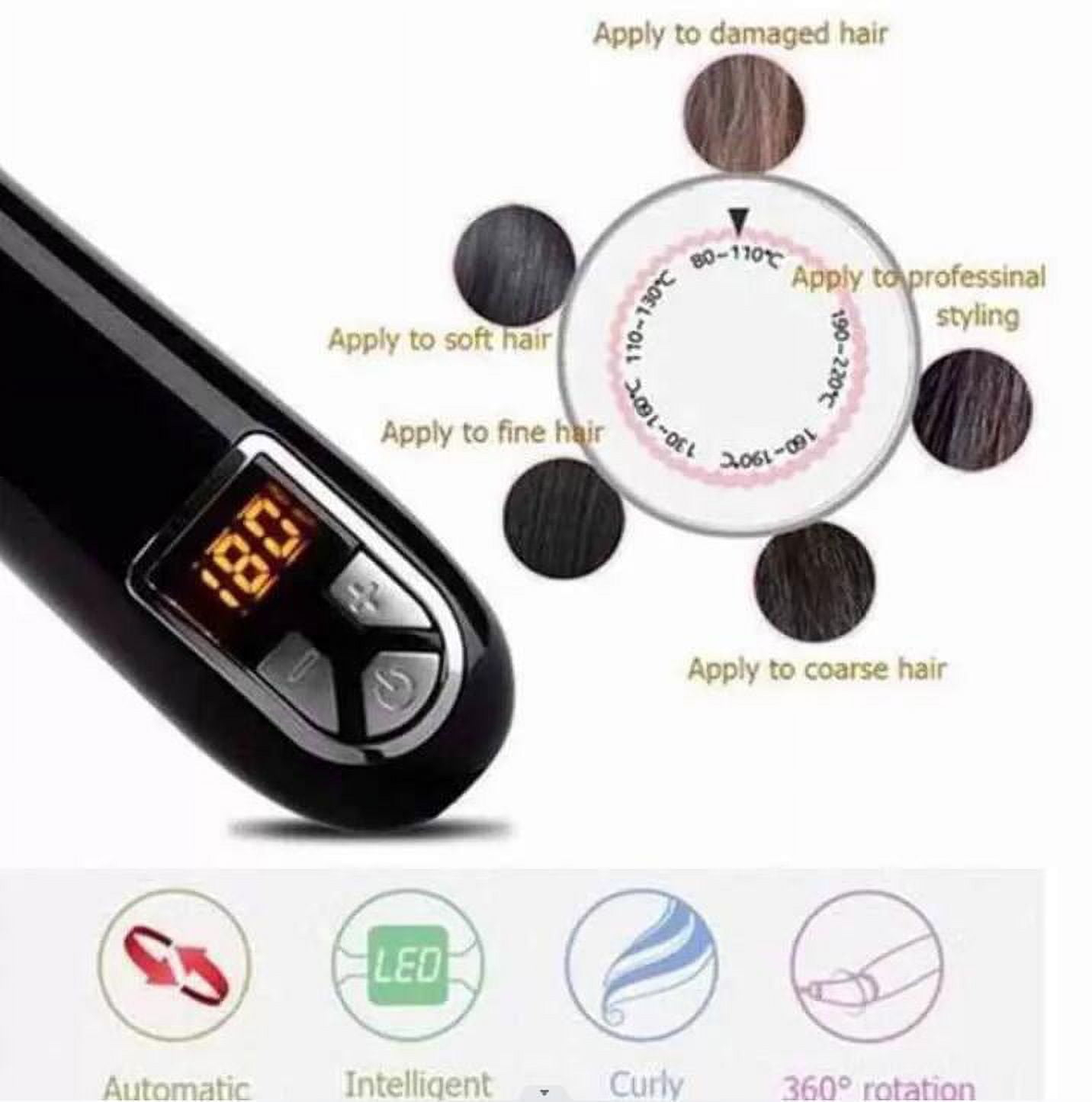 Hair Curling Wands Auto Curling Irons Automatic Hair Curler 28mm Curl 1.1inch Curl Hair Waving Iron Hair Styling Iron Hair