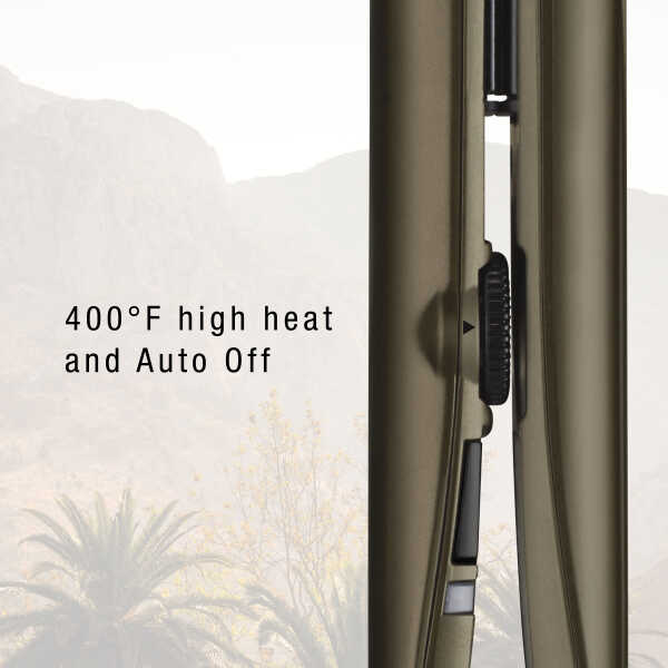 Conair Wild Primrose Professional 1" Ceramic Flat Iron Hair Straightener, Brown, Model CS650