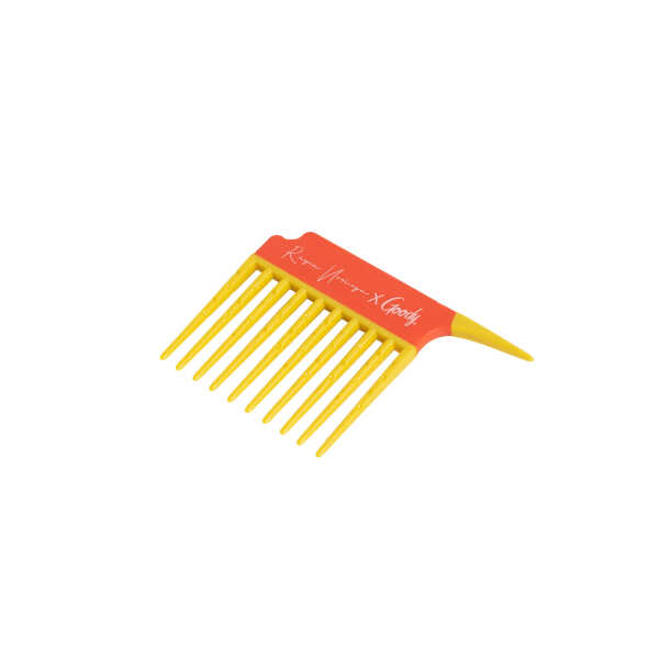 Goody Tru X Reyna Noriega Collab Ouchless&reg Detangling Pick Comb Yellow, 1 CT