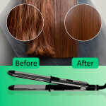 Liselle Beauty Products Salon Magic Pro Flat Iron - Titanium Plates, LCD Display, Adjustable Heat 450&degF