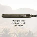 Conair Wild Primrose Professional 1" Ceramic Flat Iron Hair Straightener, Brown, Model CS650