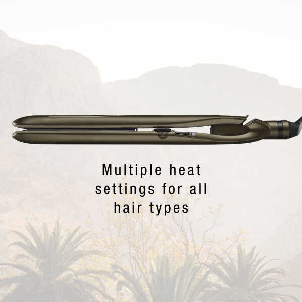 Conair Wild Primrose Professional 1" Ceramic Flat Iron Hair Straightener, Brown, Model CS650