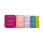 Conair Classic Volumizing Hair Self Grip Rollers, Assorted Sizes, Neon Colors, 31 Ct