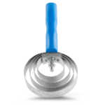 Decker Metal Round Curry Comb