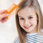 3pcs Double-sided Tooth Lice Combs Portable Hair Scalp Massaging Combs (Orange)