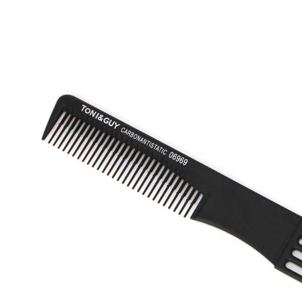 MANNYA Professional Fine-tooth Metal Pin Hairdressing Portable Hair Styling Rat Tail Comb