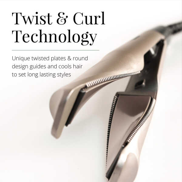 Remington Pro 1" Multi-Styler with Twist & Curl Technology, Color Care Protection , Champagne/Gray, S16A10