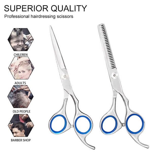 Hair Cutting Scissors Thinning Teeth Shears Set Professional Barber Hairdressing Texturizing Salon Razor Edge Scissor Japanese