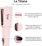 L'ange Hair Le Titane 2-in-1 Titanium Flat Iron Hair Straightener and Curler