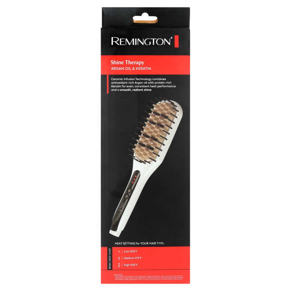 Remington Shine Therapy Heated Straightening Brush