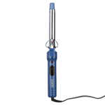 Conair Curly Curls Professional 0.75" Titanium Spring Hair Curling Iron, Blue, CD35N