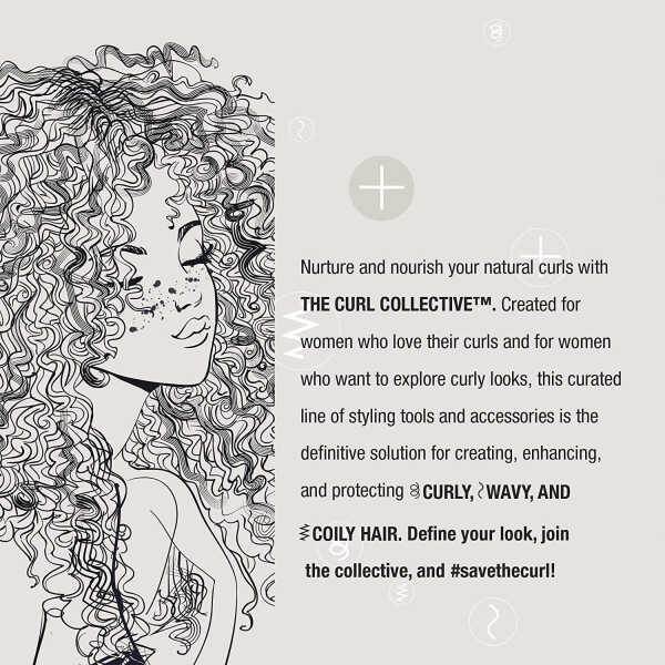 Conair The Curl Collective 3-in-1 Ceramic Curling Wand, 3 Interchangeable Barrels Designed, 1-inch, and 1 1/4-inch to 1-inch