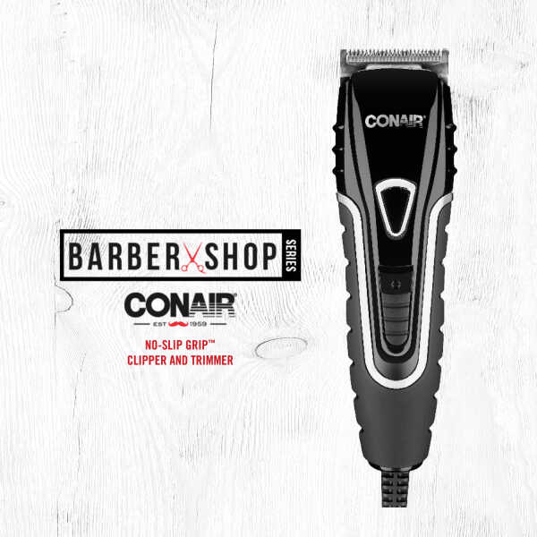 ConairMAN Barbershop Series Professional No-Slip Grip Haircut Kit, 20 Piece