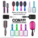Conair Shampoo Scalp Massage Brush, Reduce Buildup