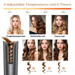 NEXPURE Curler 2 in 1 Flat Iron Curling Iron in One for Curl Wave Straighten Hair