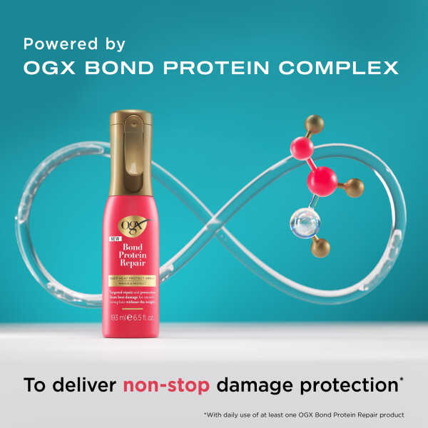 OGX Bond Protein Repair 450&degF Heat Protect Spray, 6.5 fl. oz