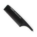 MANNYA Professional Fine-tooth Metal Pin Hairdressing Portable Hair Styling Rat Tail Comb