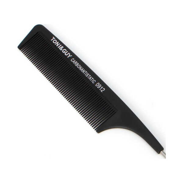 MANNYA Professional Fine-tooth Metal Pin Hairdressing Portable Hair Styling Rat Tail Comb