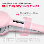 TYMO ROVY Curling Iron & Hair Crimper with 3 Barrels, Ionic Deep Waver Hair Styling Tool, Dual Voltage, Easy to Use,1.25 Inch,