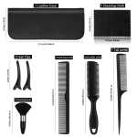 SUPTREE Professional Hair Cutting Scissors Tools for Women Men, 10 PCS Haircut Kit Scissors for Cutting Hair