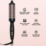 Terviiix 1.5" Thermal Brush, Ceramic Tourmaline Ionic Hair Curling Wand