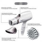 PANASONIC EH-NA67-W235 Panasonic - EH-NA67-W Nanoe Hair Dryer with Oscillating QuickDry Nozzle - White