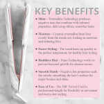 FoxyBae White Marble Rose Gold Flat Iron - Ceramic Tourmaline Technology - Hair Straightener with Negative Ions - Straightens &
