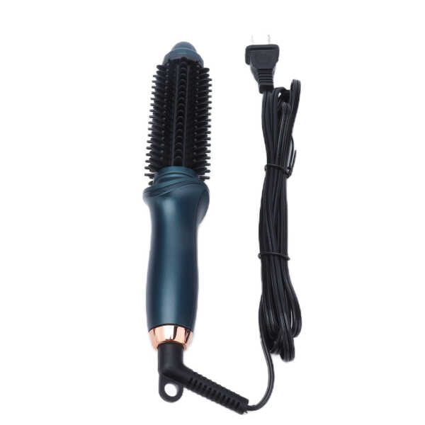 LYUMO 2-in-1 Hair Curling Brush and Straightener Hot Curler Brush Dual Purpose Electric Hair Brush for Straight and Curly Hair