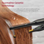 KISS PENCIL Pro Styler Ultra-Slim Flat Iron, 3.7&rdquo x 0.3&rdquo Ceramic Tourmaline Plates